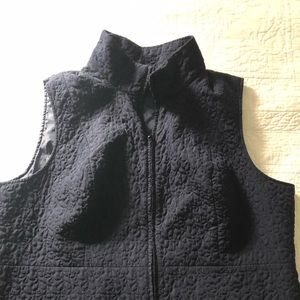 Womens Navy Blue Quilted vest 3x